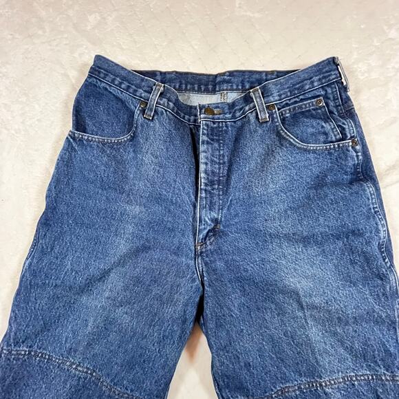 Draggin Jeans Fast Company Kevlar Protective Lining Motorcycle Blue Men Sz 36x31 - Picture 2 of 10